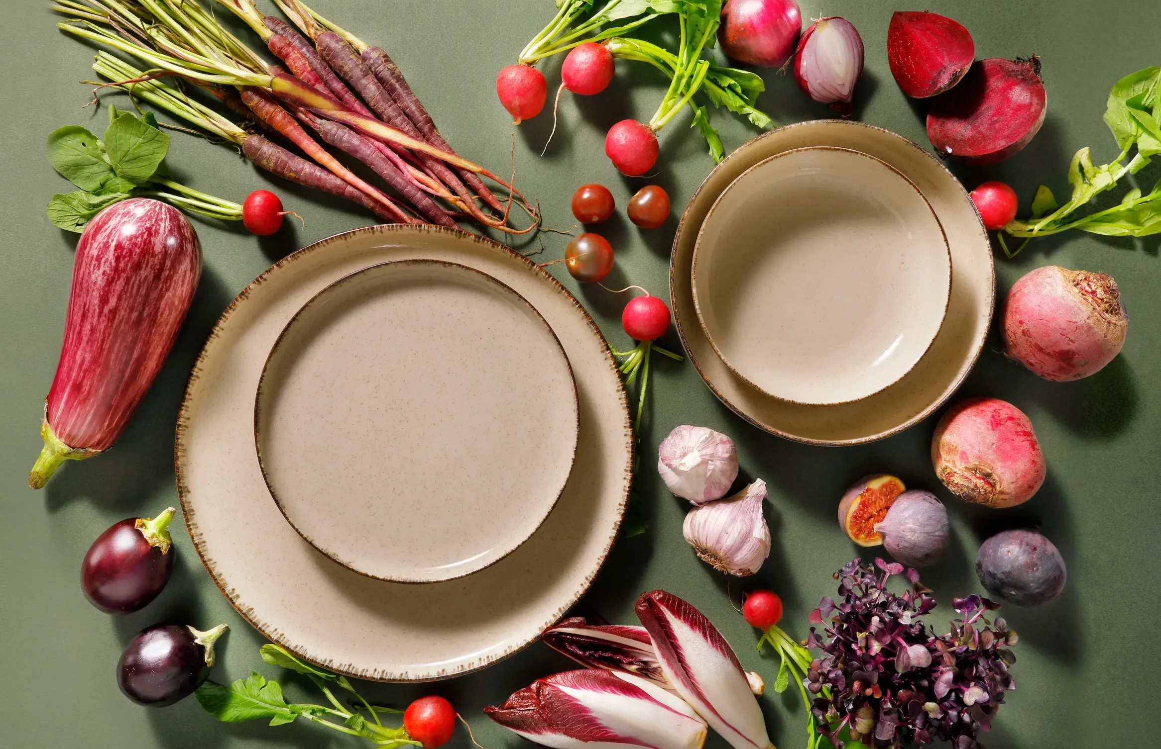 PALMO様用　LANE 50's ビンテージ アクレイムシリーズ サークルテー Antigo Creme | Palmer Dinnerware Collection